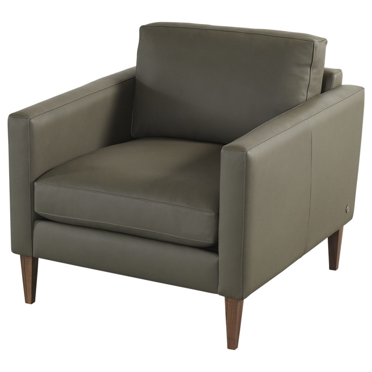 Petite best sale leather chair